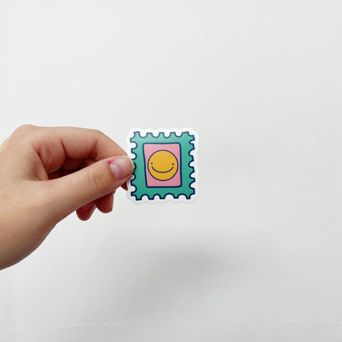 Smiley Stamp Sticker
