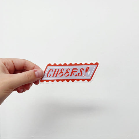 Cheers! Sticker