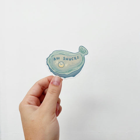 Aw Shucks Oyster Sticker
