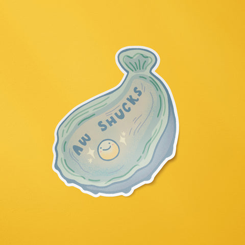 Aw Shucks Oyster Sticker