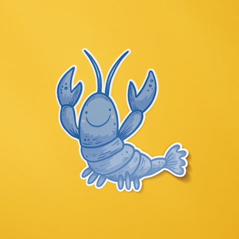 Blue Lobster Sticker
