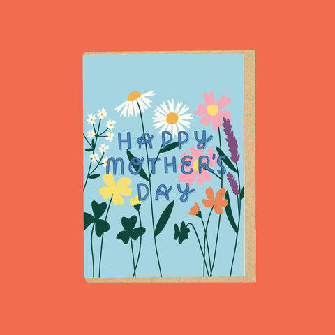 Mothers Day Florals Greeting Card