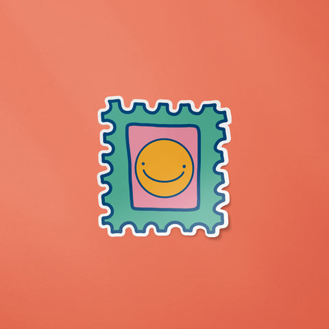 Smiley Stamp Sticker