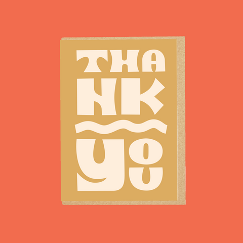 Thank You Greeting Card