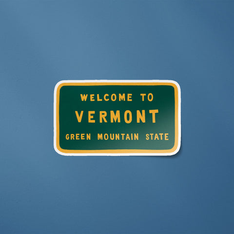 Vermont Sign Sticker