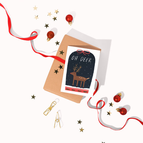 Oh Deer Holiday Card