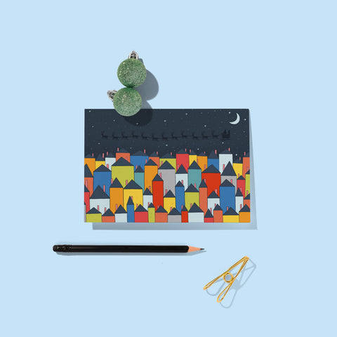 Silent Night Holiday Card