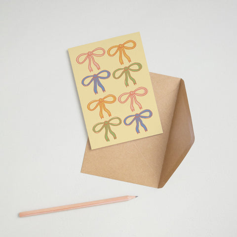 Bows Greeting Card