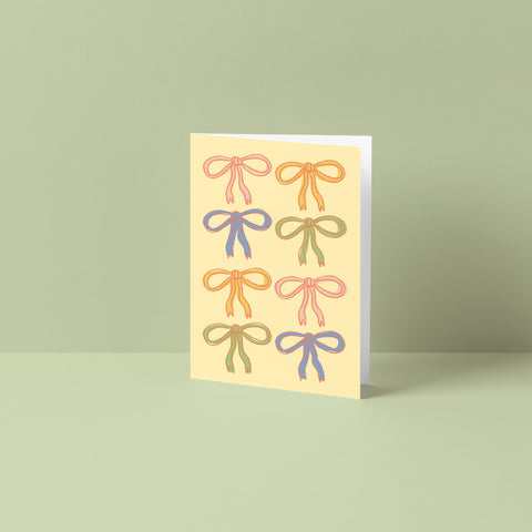 Bows Greeting Card