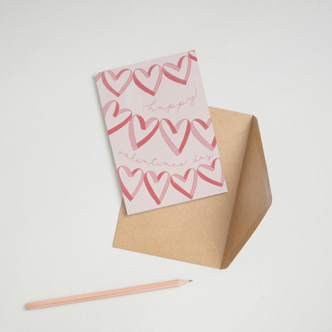 Valentine's Garland Greeting Card