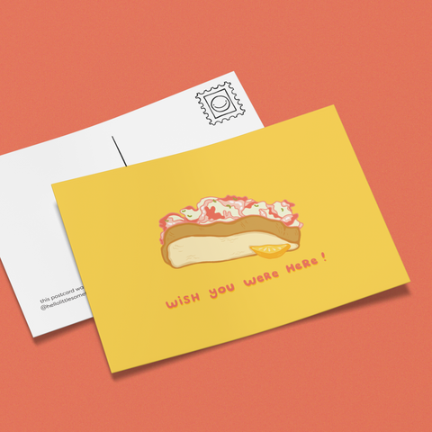 Lobster Roll Postcard