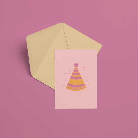 Party Hat Greeting Card
