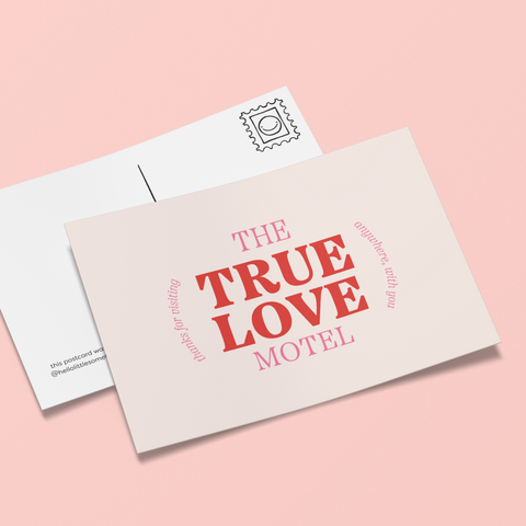 True Love Motel Postcard