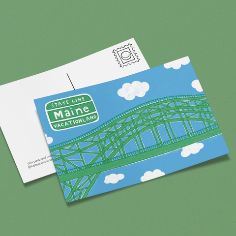 Maine Vacationland Postcard