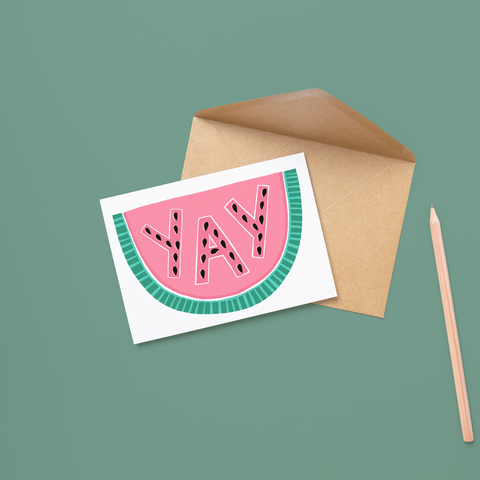 Yay Greeting Card