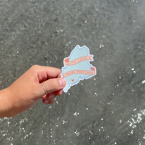 With Love, From Portland Sticker
