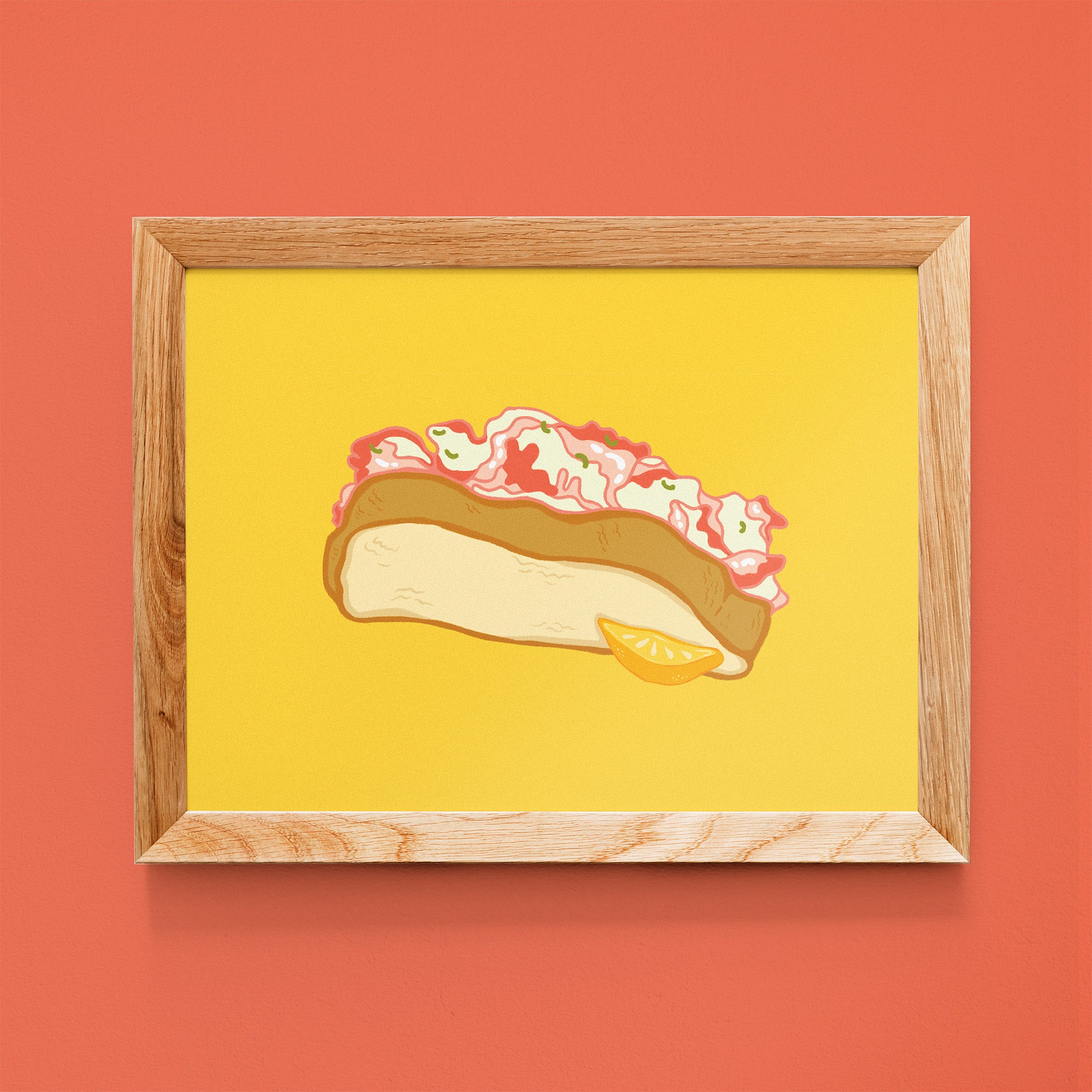 Lobster Roll Print littlesomethingco