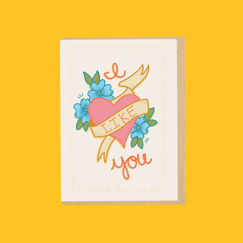 I Like You Card