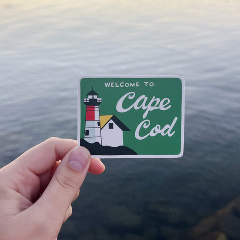Cape Cod Sign Sticker