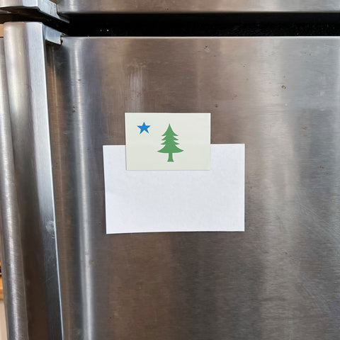 Maine Bicentennial 1901 Flag Magnet