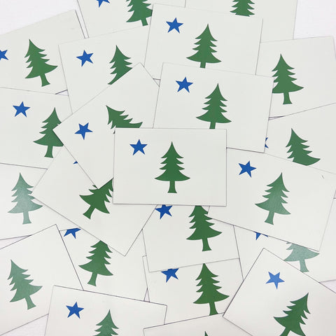 Maine Bicentennial 1901 Flag Magnet