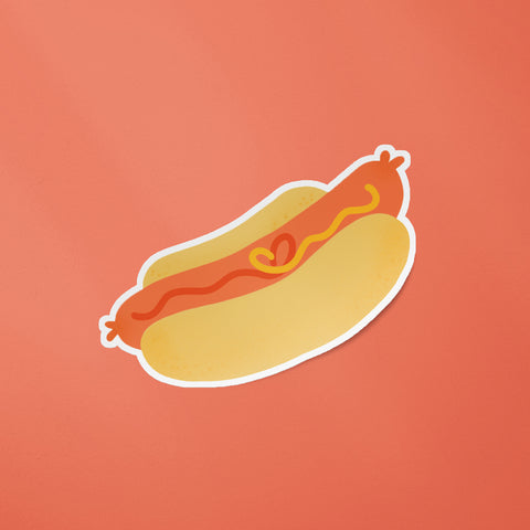 Hot Dog Sticker
