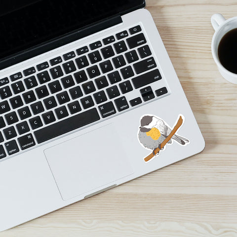 Chickadee Bird Sticker