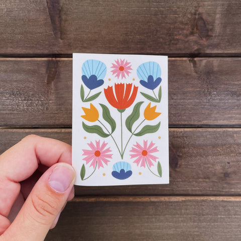 Folk Floral Sticker