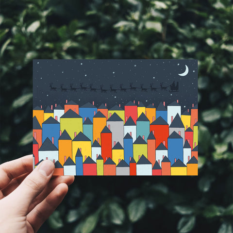 Silent Night Holiday Card