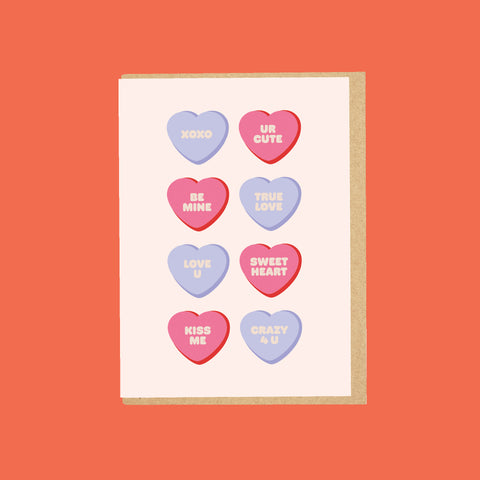 Sweetheart Candies Greeting Card