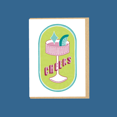 Cheers Cocktail Greeting Card
