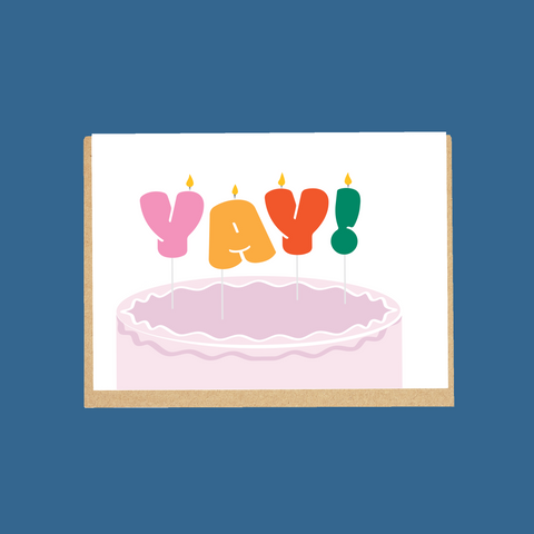 Yay Candles Greeting Card