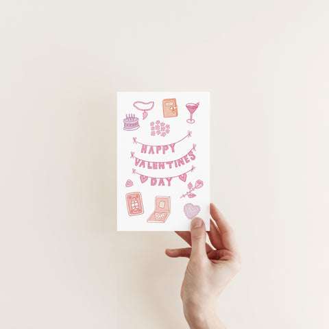 Valentine's Party Greeting Card