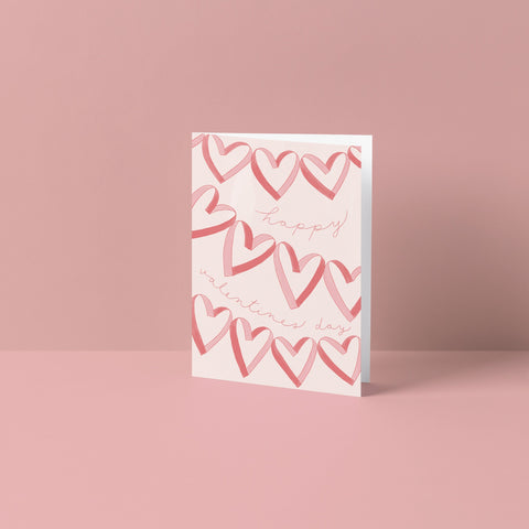 Valentine's Garland Greeting Card