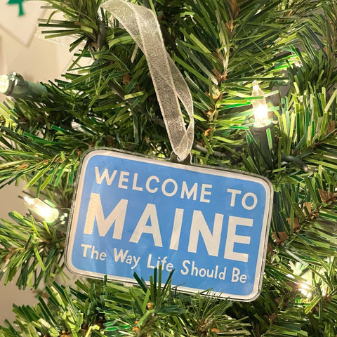 Welcome to Maine Ornament