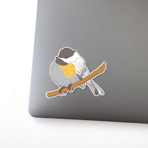 Chickadee Bird Sticker