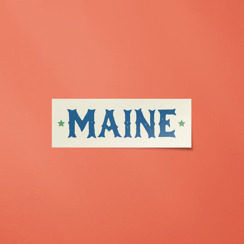 Maine Bumper Sticker