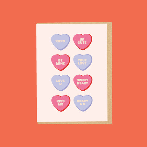 Sweetheart Candies Card